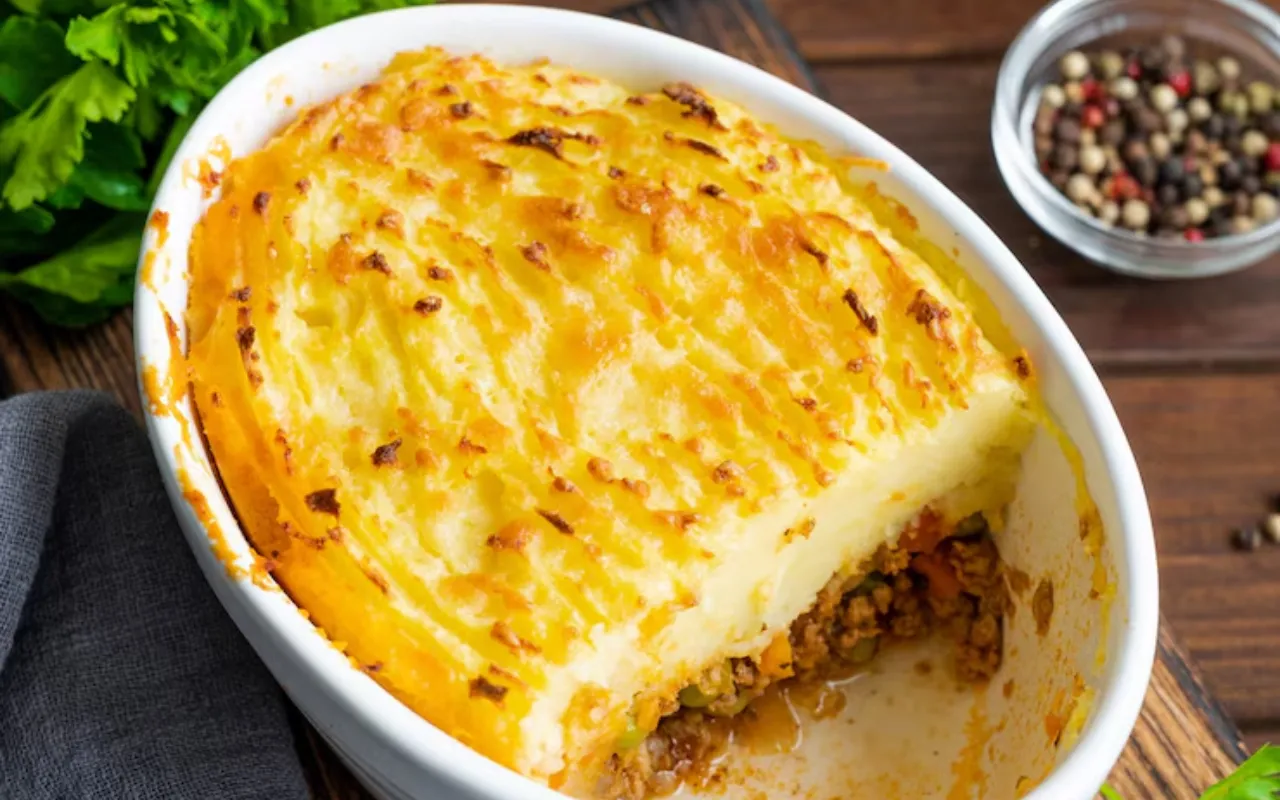 Escondidinho de Abóbora com Carne Desfiada