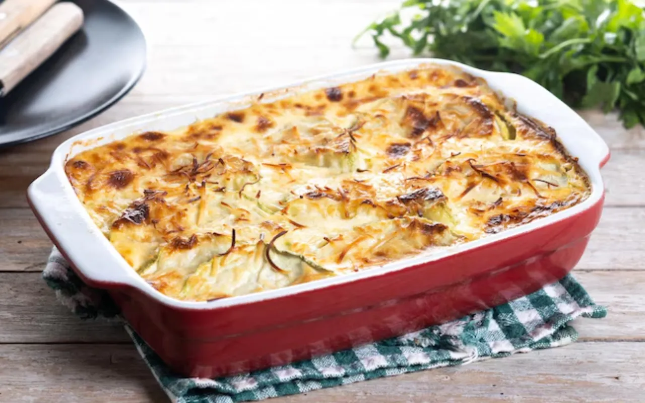 Lasanha de Abobrinha com Creme de Castanha: Leve, Nutritiva e Sem Glúten!