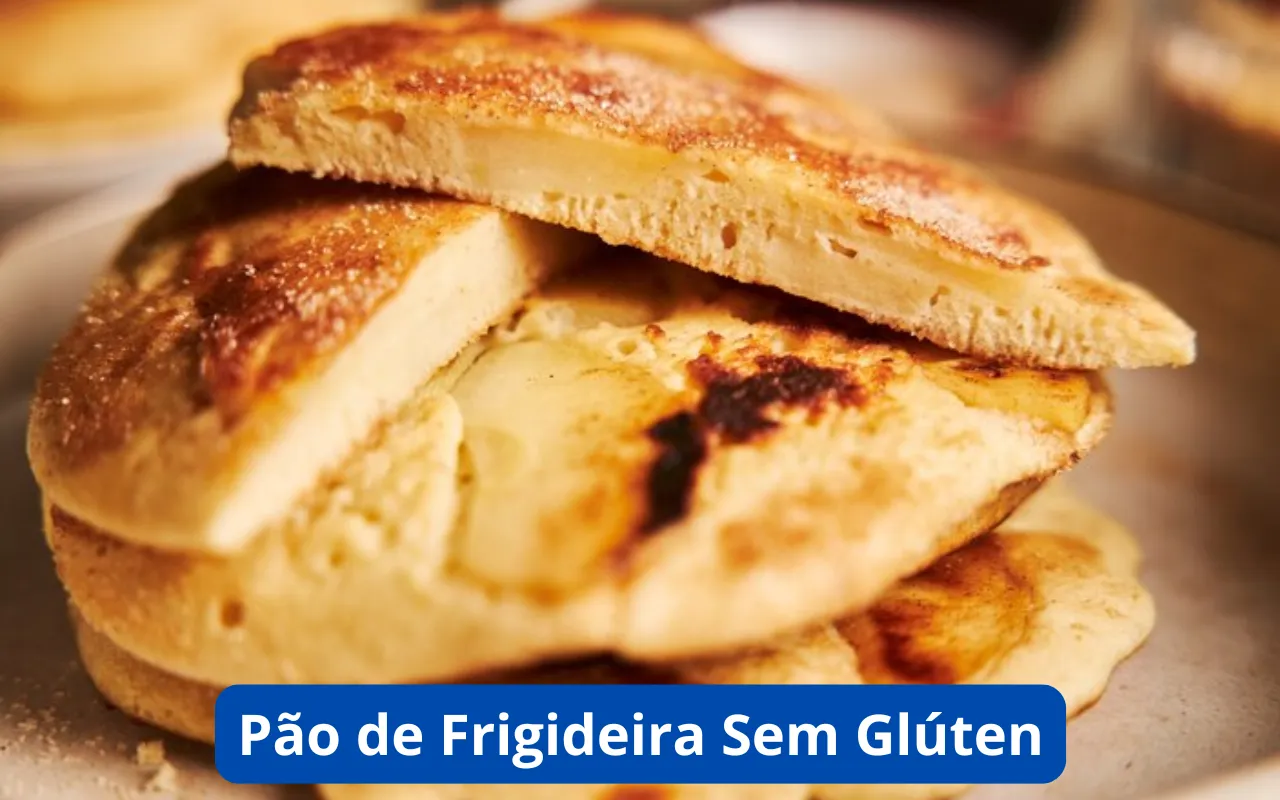 Pão de Frigideira Sem Glúten e Sem Lactose em 5 Minutos: Prático, Saudável e Saboroso!