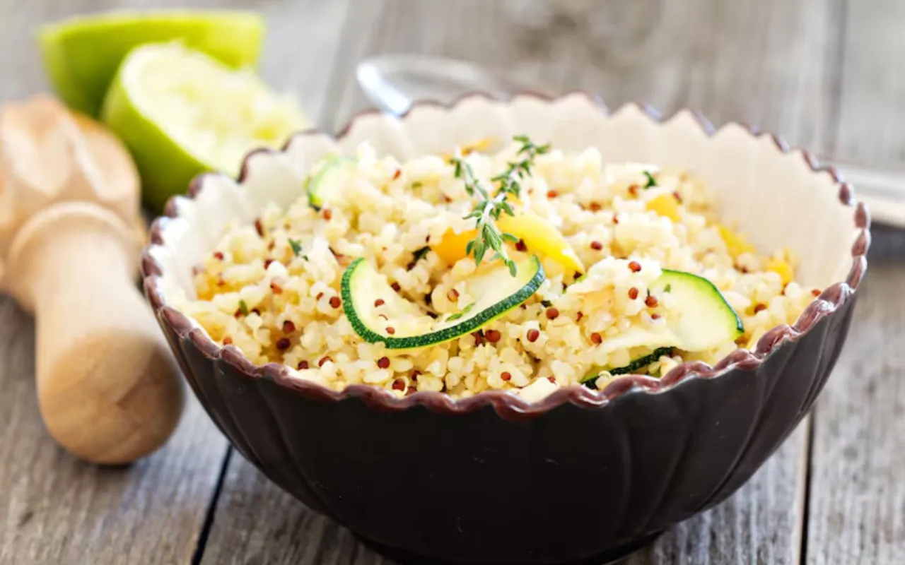Risoto Cremoso de Abobrinha com Limão-Siciliano (Sem Glúten e Sem Lactose)