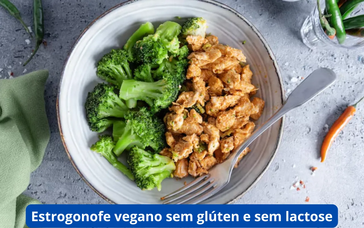 Estrogonofe Vegano Sem Glúten e Sem Lactose: Sabor e Saúde no Prato