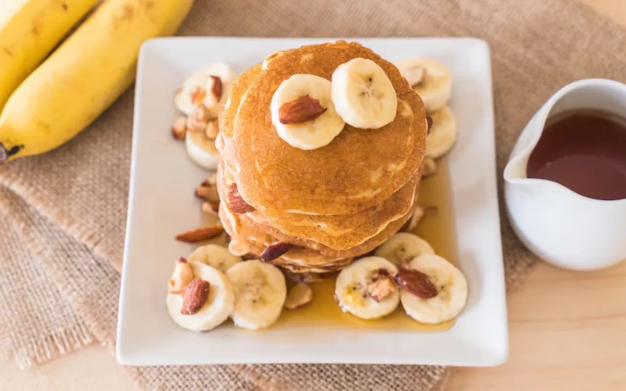 Panqueca de Banana com Aveia Sem Glúten e Leite: Café da Manhã Saudável e Saboroso.