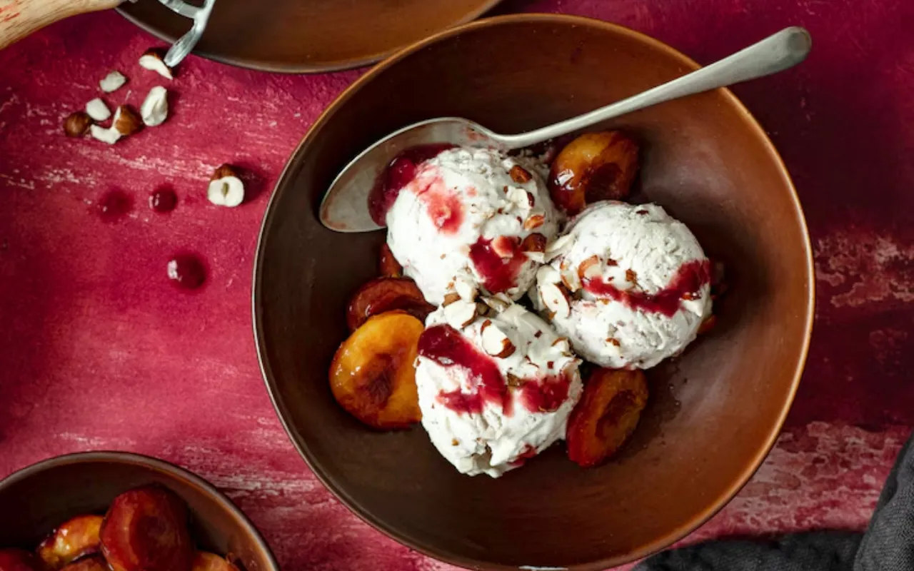 Sorvete Caseiro de Frutas com Leite Vegetal: Sobremesa Saudável Sem Glúten e Sem Lactose
