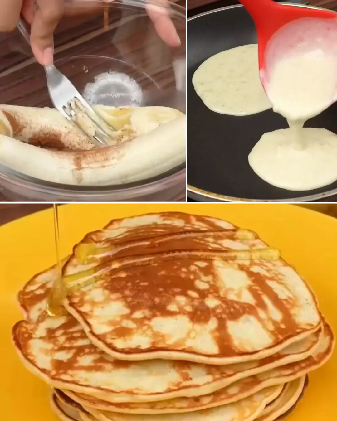 Panqueca Proteica de Banana e Aveia