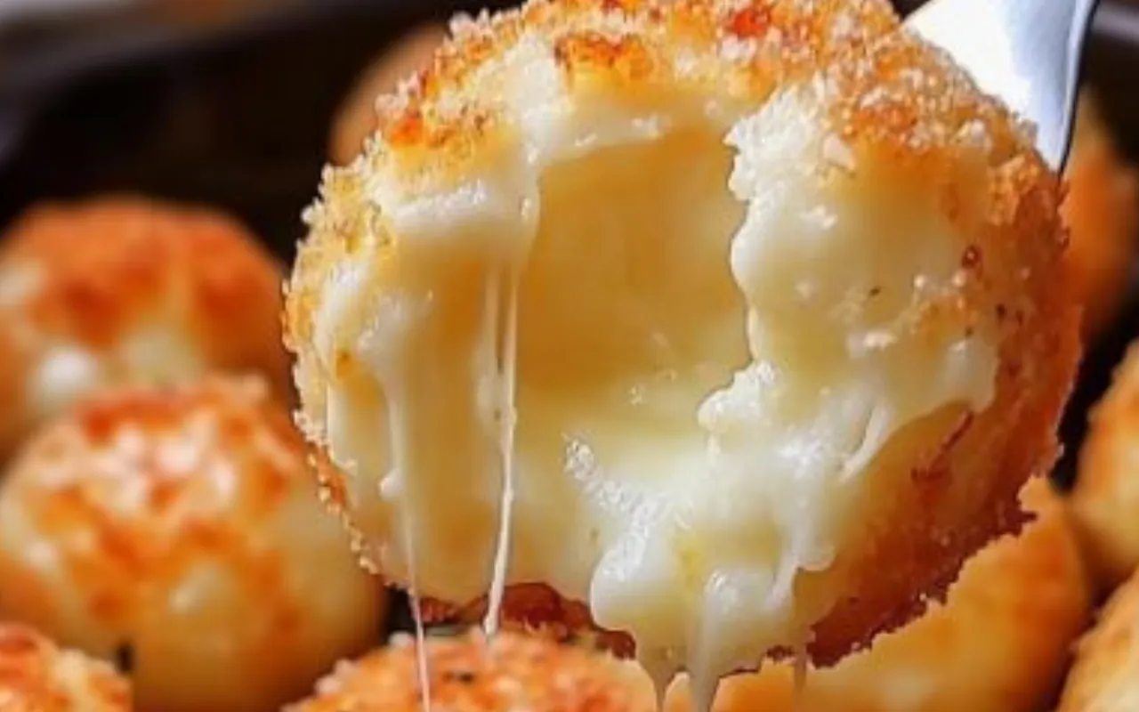 Receita de Pão de Queijo Mineiro com Queijo Derretendo