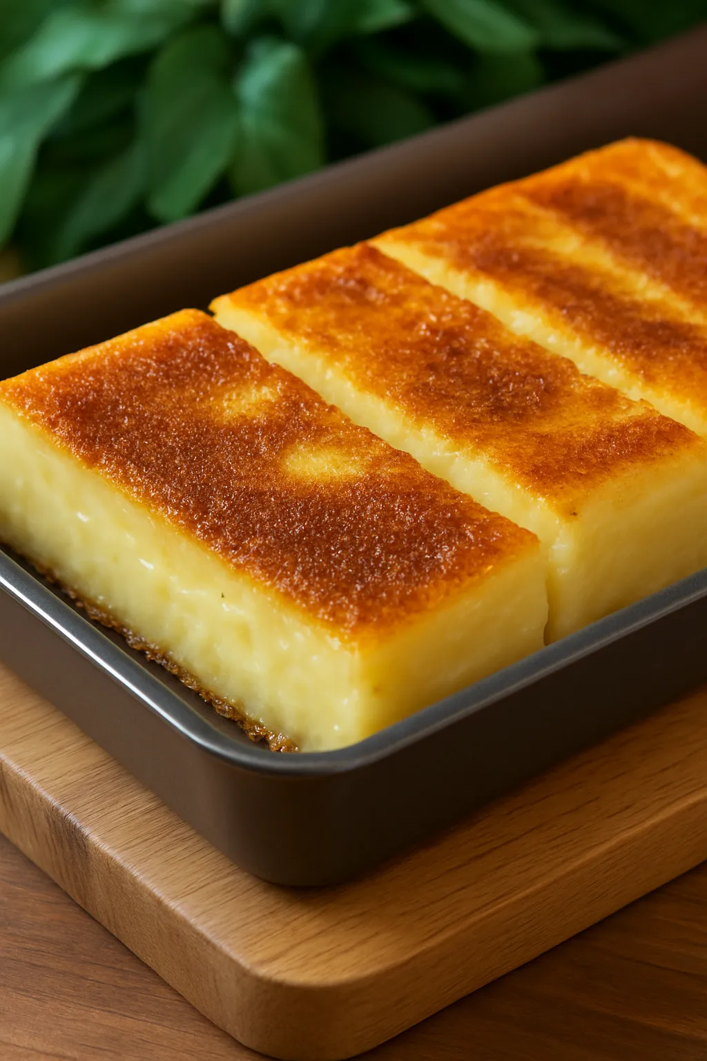Bolo de Tapioca Cremoso de Forno