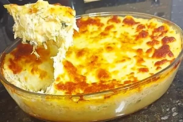 Bacalhau Gratinado Cremoso e Irresistível