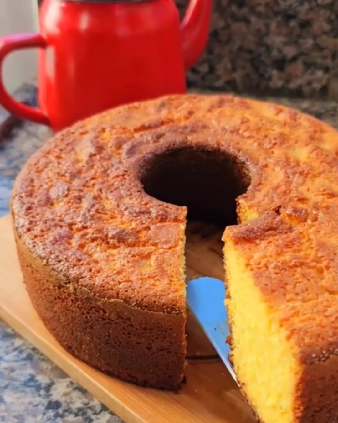 Bolo de Milho Cremoso e Molhadinho